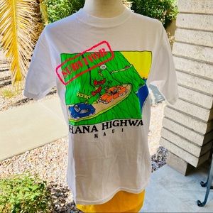Vintage 1990 Graphic Tee “Survivor Hana Highway”